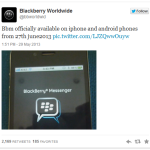 Jadwal Rilis BBM Untuk Android dan iOS 27 Juni