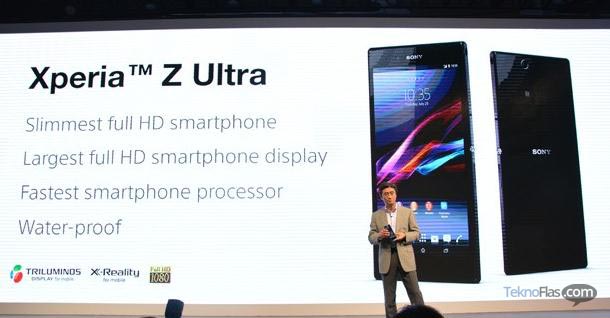 Sony Xperia Z Ultra Resmi Diperkenalkan dengan Layar 6,4 Inci