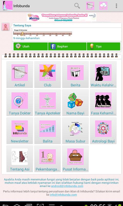 Aplikasi Panduan Ibu Hamil dan Bayi