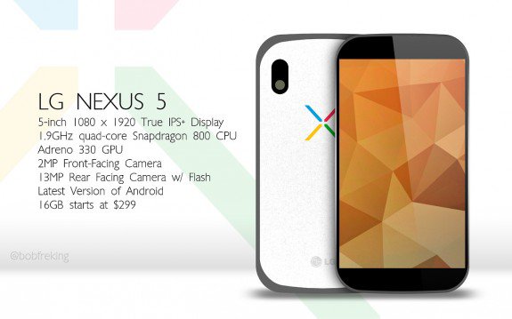 Google Nexus 5, Rilis 30 Oktober