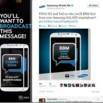 Samsung Iklankan BlackBerry Messenger