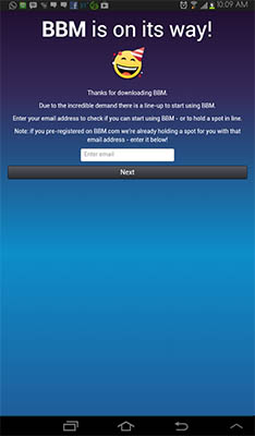 Cara Install dan Download BBM for Android di Tablet