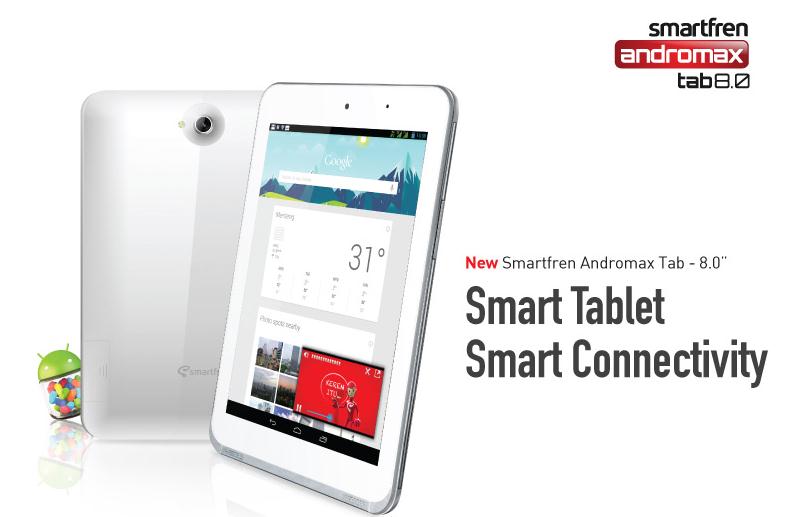 Harga Smartfren Andromax Tab 8, Tablet Dual Core Bisa Telpon dan SMS