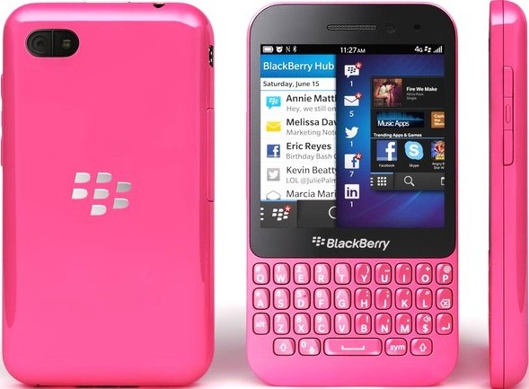 BlackBerry Q5 Pink Hadir di Dubai, Harga Rp 4,9 Jutaan