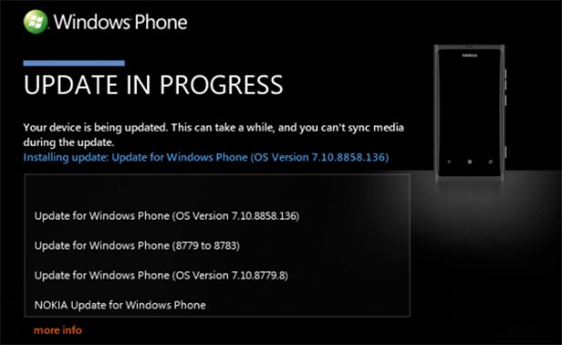 Nokia Lumia 800 Update Windows Phone 7.8