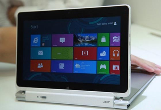 Acer Iconia W510 Tablet OS Windows 8