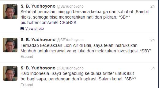 Akun Twitter SBY