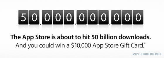 50 miliar app store download