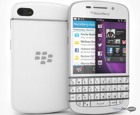 BlackBerry Q10 Putih