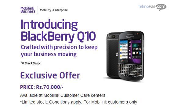 Blackberry Q10 Resmi Rilis di Pakistan