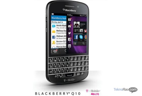 Harga BlackBerry Q10 di T-Mobile USA