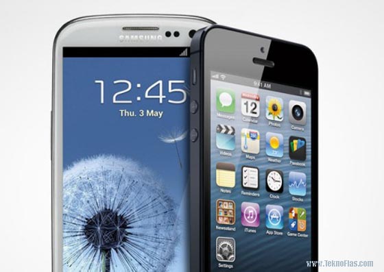 Samsung Galaxy dan iOS