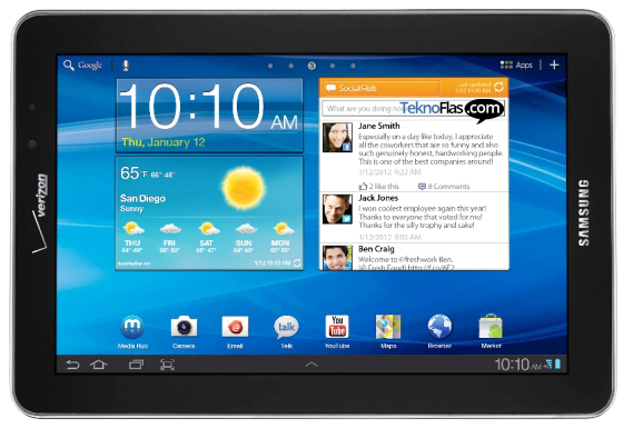 Update ke Jelly Bean untuk Samsung Galaxy Tab 7.7 di Indonesia?