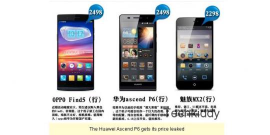 Harga Huawei Ascend P6