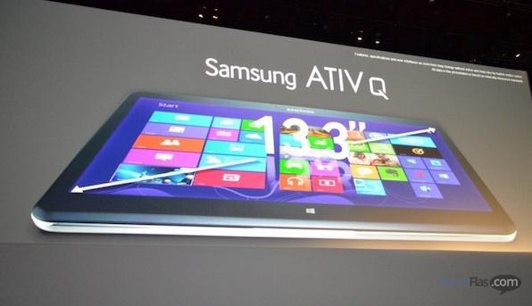 Samsung ATIV Q Tablet Hibryd OS Windows 8 dan Android