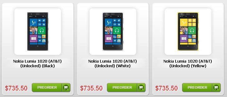 Harga Pre-order Nokia Lumia 1020