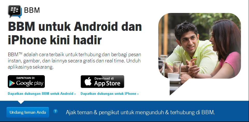 BBM android di galaxy Tab