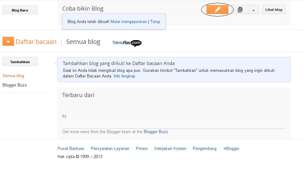 Cara membuat blog 9