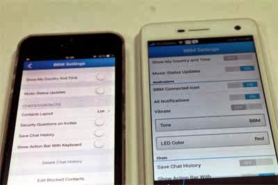 Inilah Beda Fitur BBM di Android dan iOS