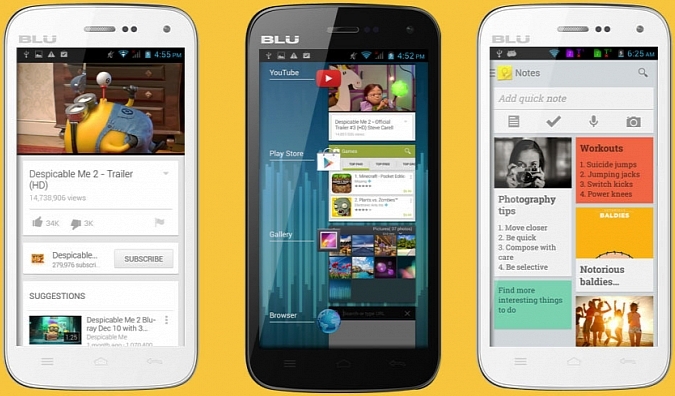 BLU Studio 5.0 II, Smartphone Android 5MP Harga Rp 1,6 Jutaan