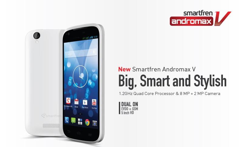 Harga Smartfren New Andromax V Januari 2014