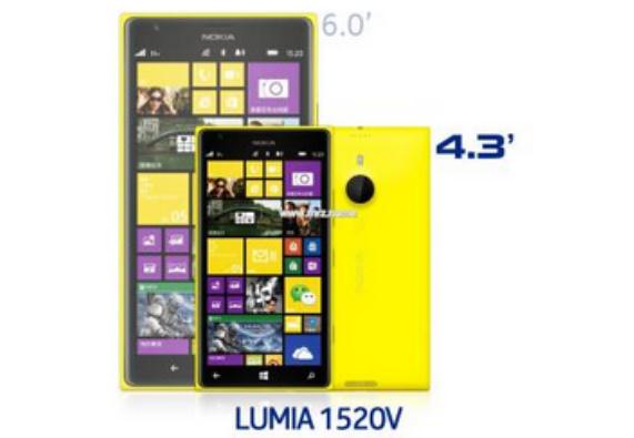 Nokia Lumia 1520 Mini Akan Hadir dengan Layar 4,3 Inci