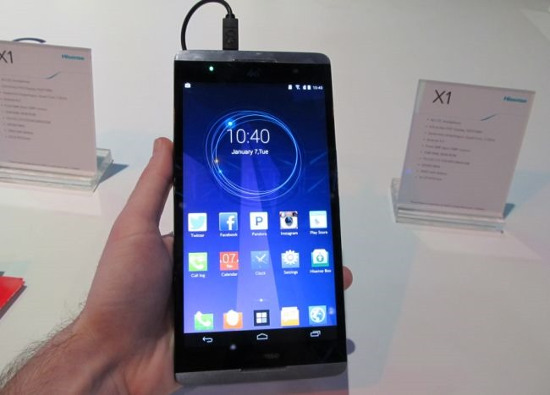 HiSense X1, Phablet Terbesar Dengan Layar 6,8 Inci