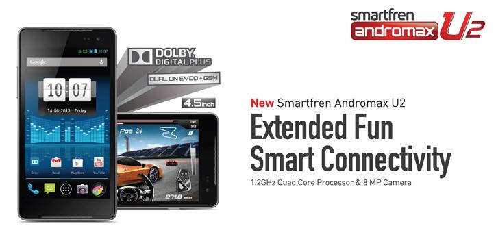 Harga Smartfren Andromax U2 Terbaru Februari 2014