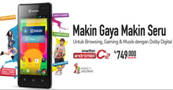 Inilah Perbedaan Smartfren Andromax C2 dan Andromax C