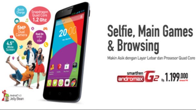 Inilah Perbedaan Smartfren Andromax G dan G2