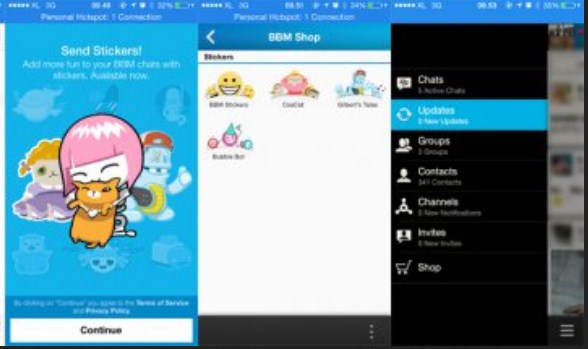 Update BBM for Android Bawa Fitur Baru Sticker Besar