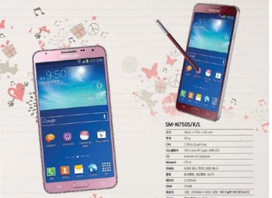 Samsung Galaxy Note 3 Neo Pink
