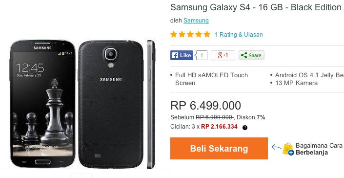 Samsung Galaxy S4 Black Edition