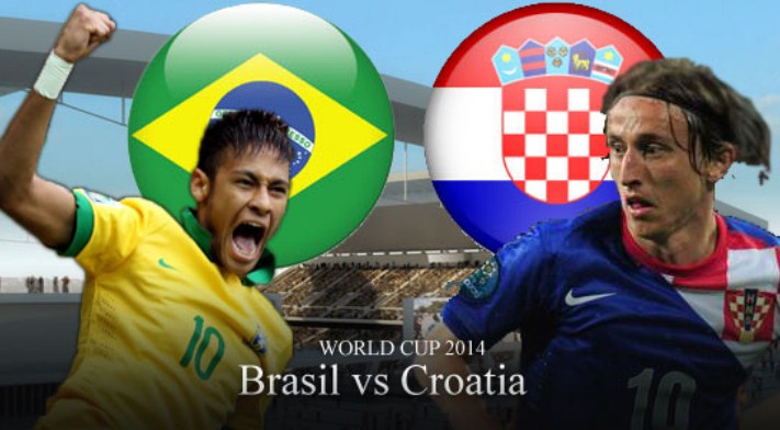 Skor Brasil Vs Kroasia Piala Dunia 2014 Tadi Malam 3-1