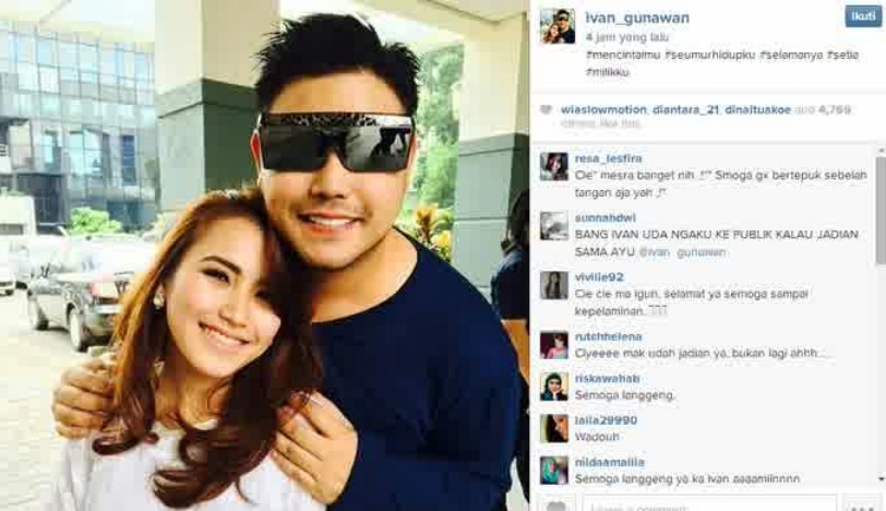 Ayu Ting Ting Dan Ivan Gunawan Sudah Jadian