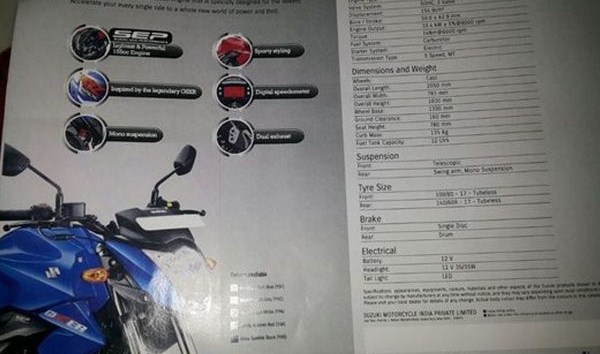 Bocoran Spesifikasi Suzuki Naked Sport 150 CC Gixxer