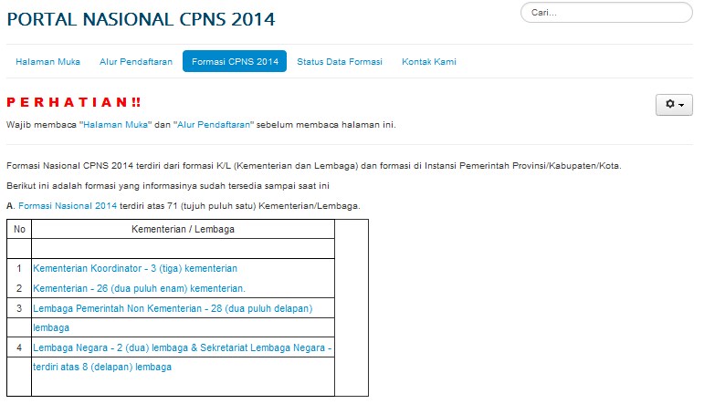 Hingga Hari ke-4 Sudah Ada 200.000 Pelamar CPNS