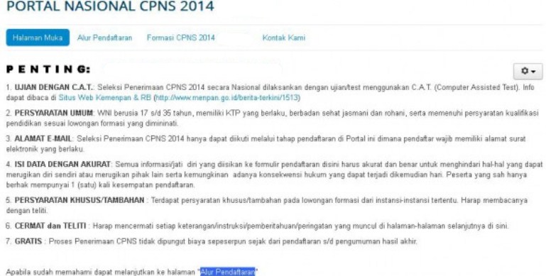 Inilah Kisi-kisi Lengkap Materi TKD CPNS 2014