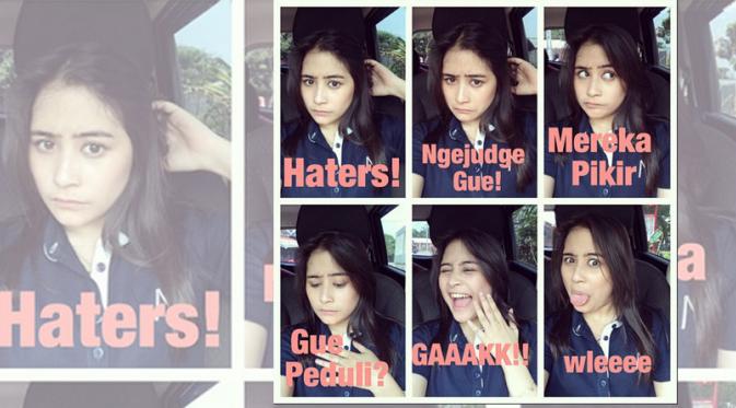 Foto Prilly Latuconsina terbaru untuk para Haters