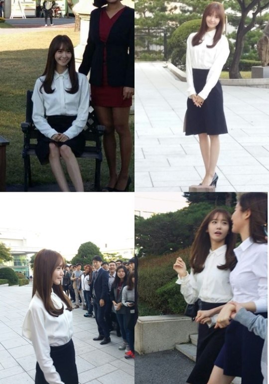 Foto Yoona SNSD saat Wisuda