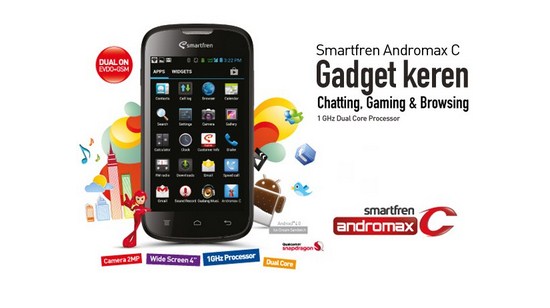 Harga Smartfren Andromax C Baru dan Bekas Pertengahan Oktober 2014