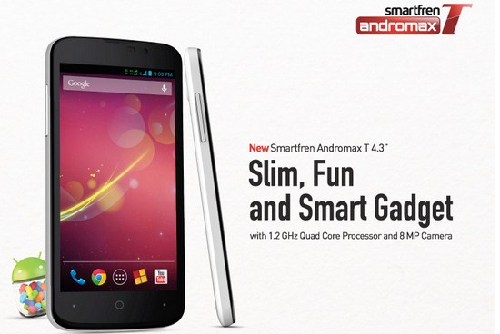 Harga Smartfren Andromax T Terbaru Awal Oktober 2014