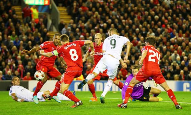 Hasil Liga Champions Liverpool vs Real madrid