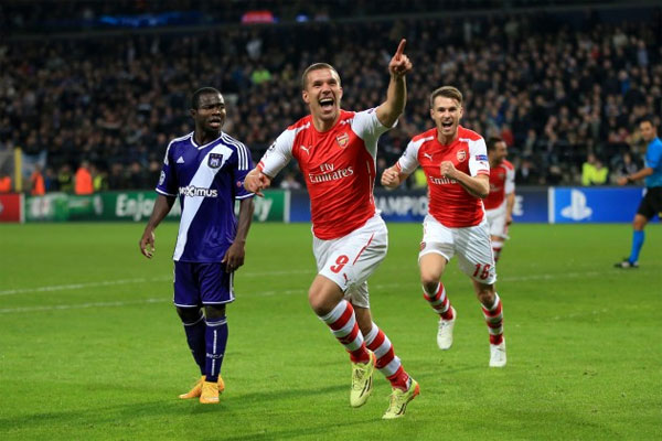 Arsenal vs Anderlecht