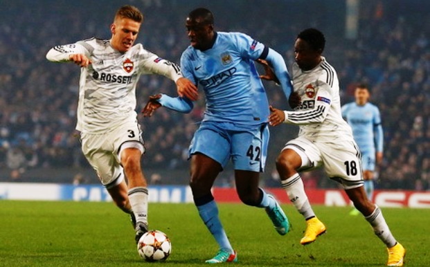 Hasil Liga Champions Manchester City vs CSKA Moscow