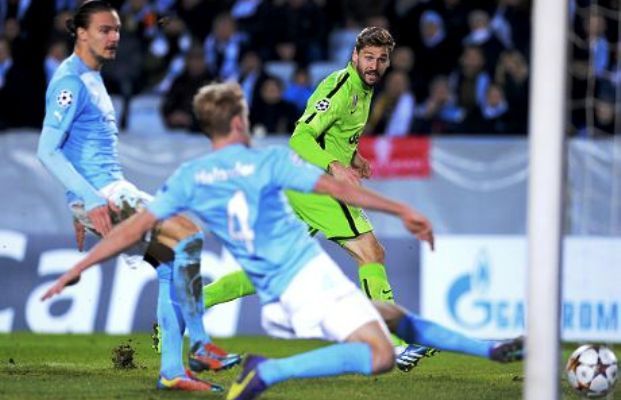 Hasil Malmo vs Juventus Liga champions 27 November 2014