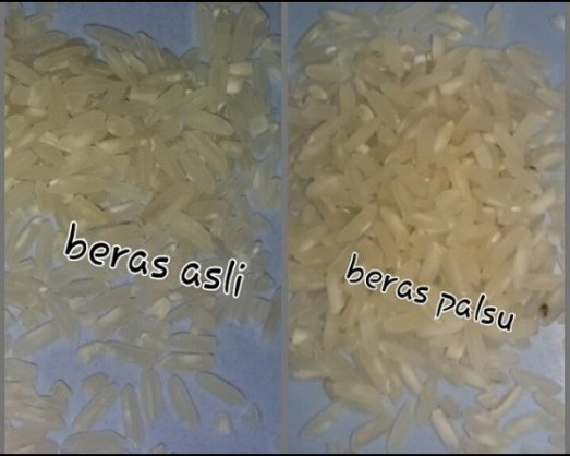 Ciri-Ciri Beras Palsu Dari Plastik