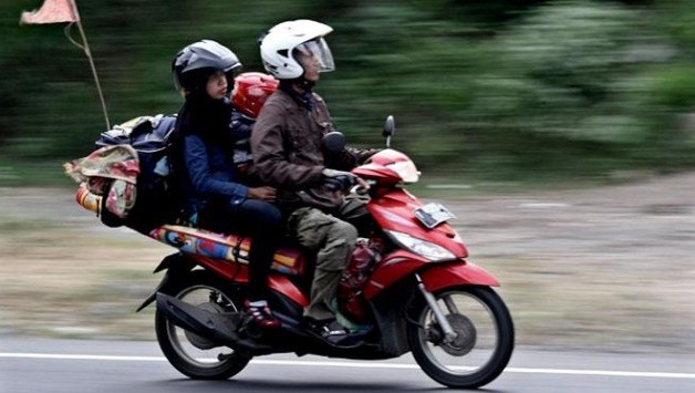 tips mudik dengan motor matik