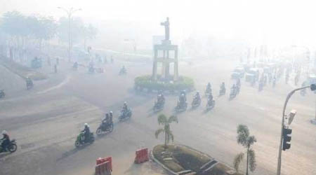 Kabut Asap di Riau