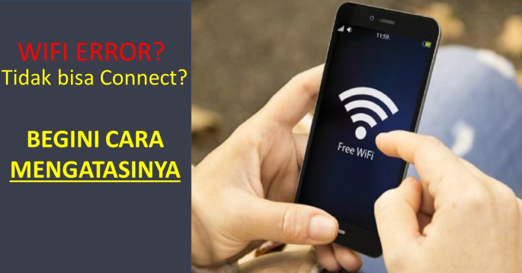 Cara Menyambungkan wifi yang tidak terhubung